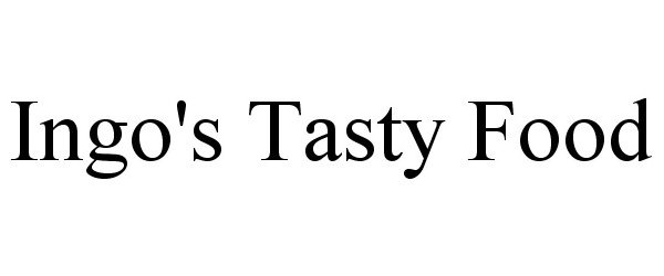  INGO'S TASTY FOOD