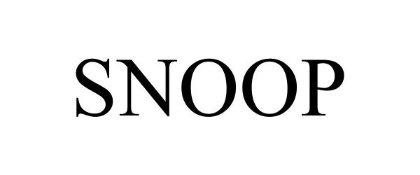 Trademark Logo SNOOP