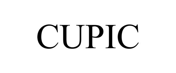 Trademark Logo CUPIC