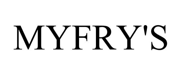 Trademark Logo MYFRY'S