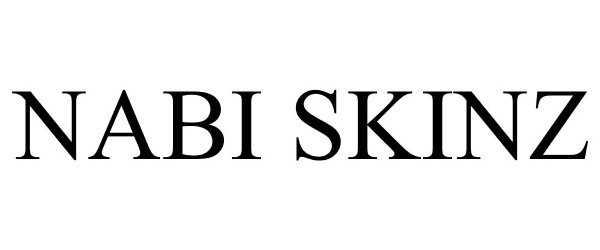 Trademark Logo NABI SKINZ