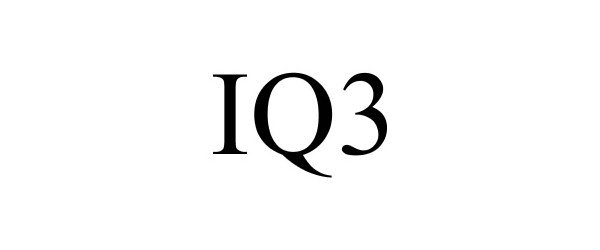 Trademark Logo IQ3