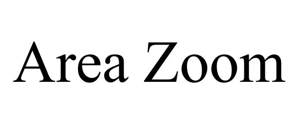Trademark Logo AREA ZOOM
