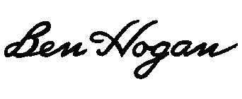 Trademark Logo BEN HOGAN