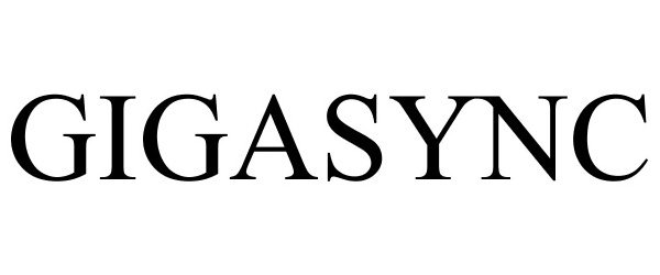 Trademark Logo GIGASYNC