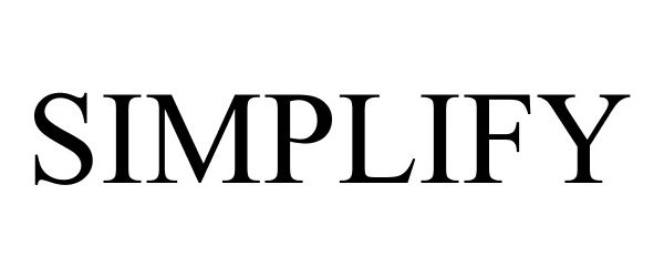 Trademark Logo SIMPLIFY