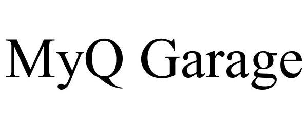 Trademark Logo MYQ GARAGE