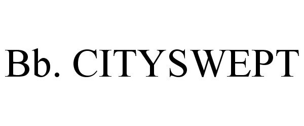 Trademark Logo BB. CITYSWEPT
