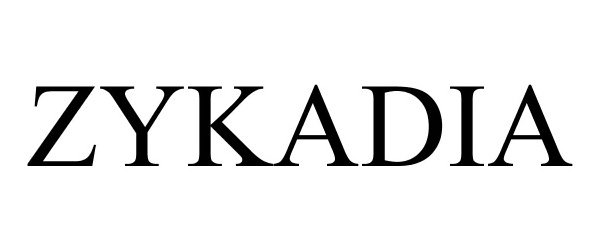 Trademark Logo ZYKADIA