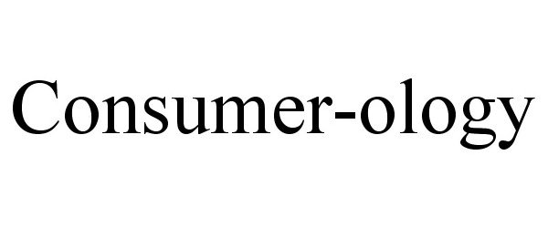 Trademark Logo CONSUMER-OLOGY