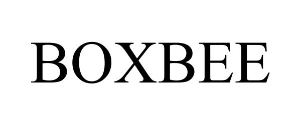 Trademark Logo BOXBEE