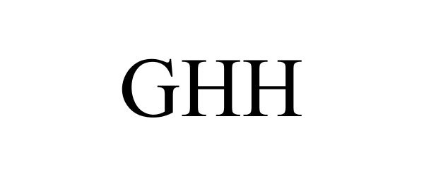 Trademark Logo GHH