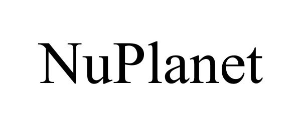 Trademark Logo NUPLANET