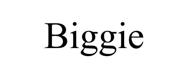 Trademark Logo BIGGIE