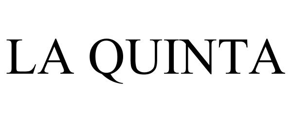 Trademark Logo LA QUINTA