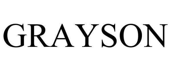 Trademark Logo GRAYSON