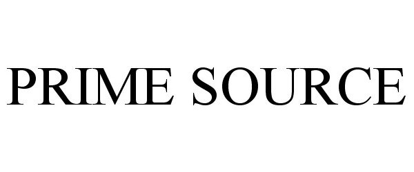 Trademark Logo PRIME SOURCE