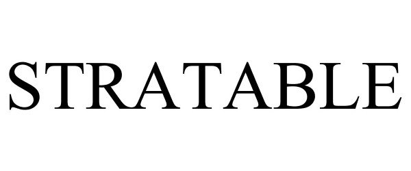 Trademark Logo STRATABLE