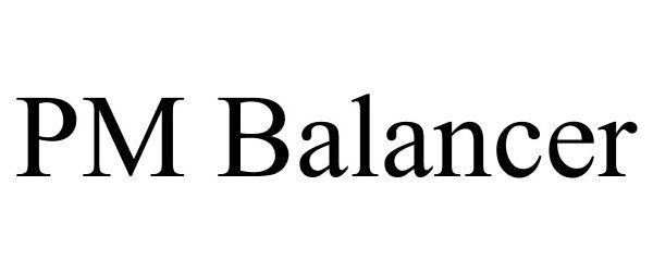 Trademark Logo PM BALANCER