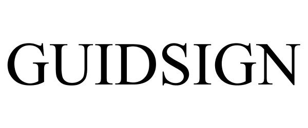 Trademark Logo GUIDSIGN