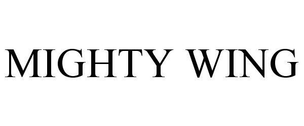 Trademark Logo MIGHTY WING