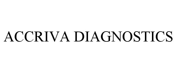  ACCRIVA DIAGNOSTICS