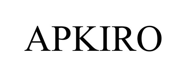 Trademark Logo APKIRO