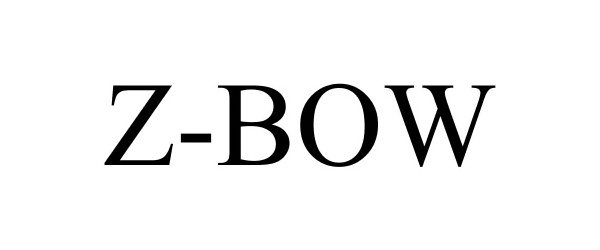 Trademark Logo Z-BOW