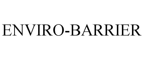 Trademark Logo ENVIRO-BARRIER