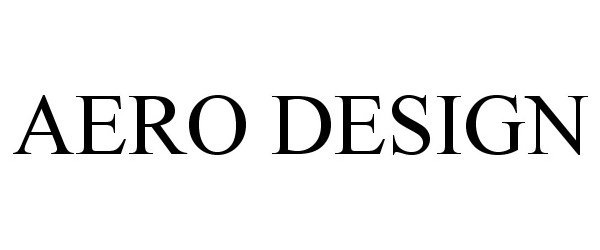 Trademark Logo AERO DESIGN