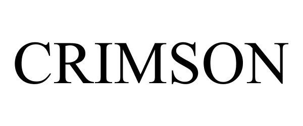 Trademark Logo CRIMSON