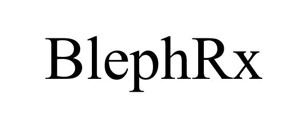 Trademark Logo BLEPHRX