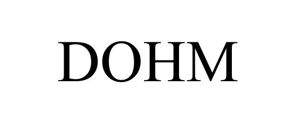  DOHM