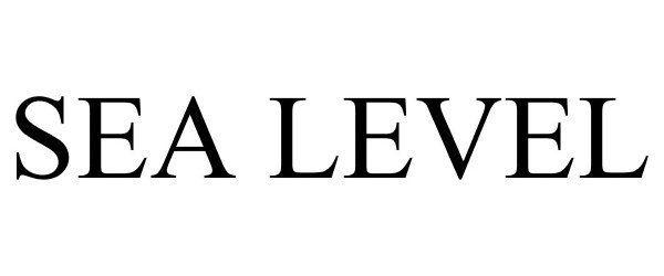 Trademark Logo SEA LEVEL