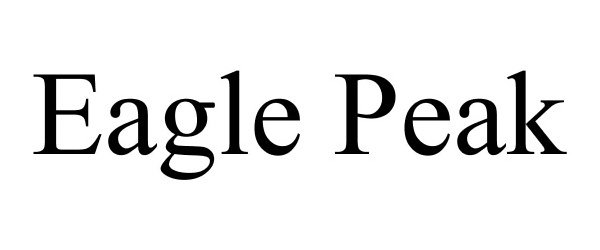 Trademark Logo EAGLE PEAK