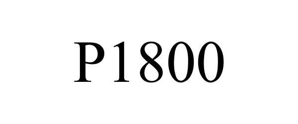 Trademark Logo P1800