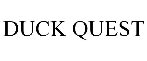 Trademark Logo DUCK QUEST