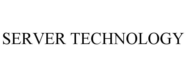 Trademark Logo SERVER TECHNOLOGY