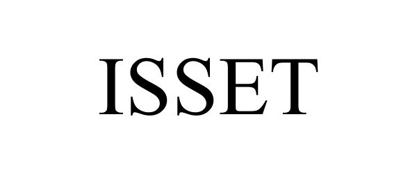 Trademark Logo ISSET
