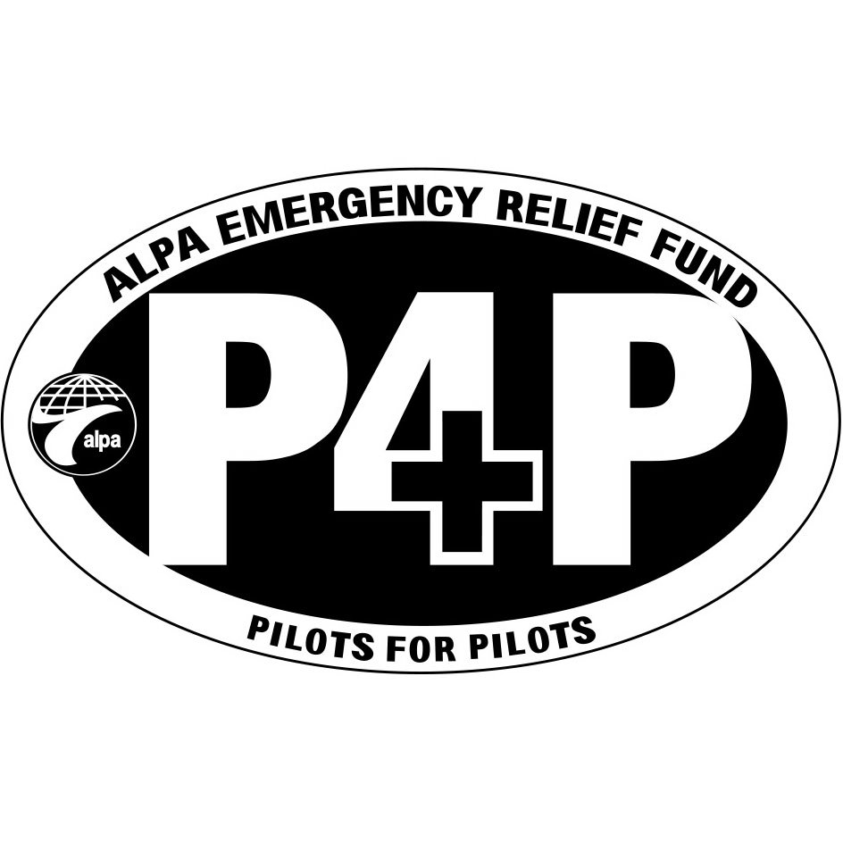 Trademark Logo ALPA EMERGENCY RELIEF FUND ALPA P4P PILOTS FOR PILOTS