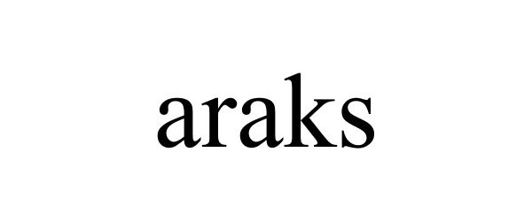 Trademark Logo ARAKS