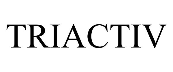 Trademark Logo TRIACTIV