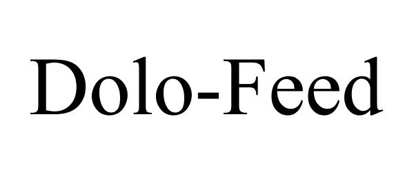 Trademark Logo DOLO-FEED