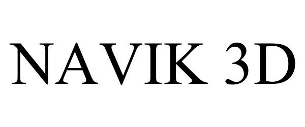 Trademark Logo NAVIK 3D