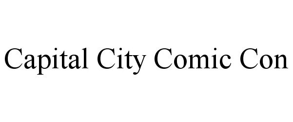  CAPITAL CITY COMIC CON
