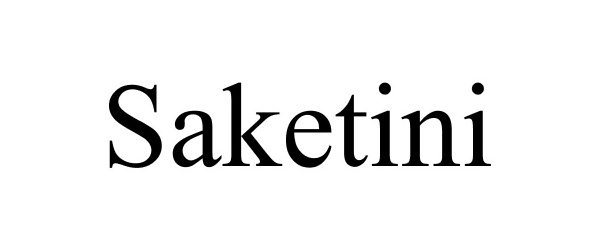 Trademark Logo SAKETINI