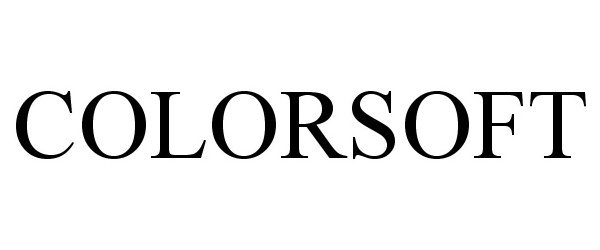 Trademark Logo COLORSOFT