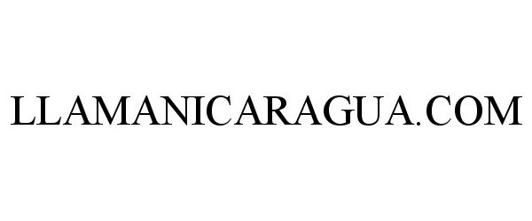 Trademark Logo LLAMANICARAGUA.COM