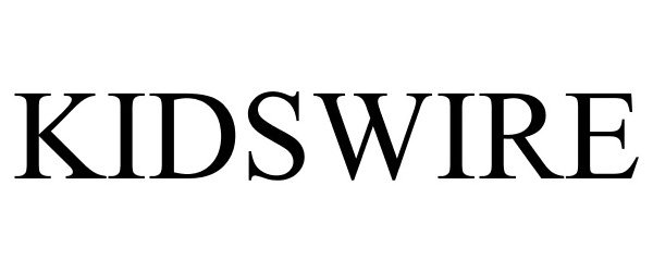 Trademark Logo KIDSWIRE
