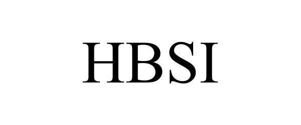 Trademark Logo HBSI